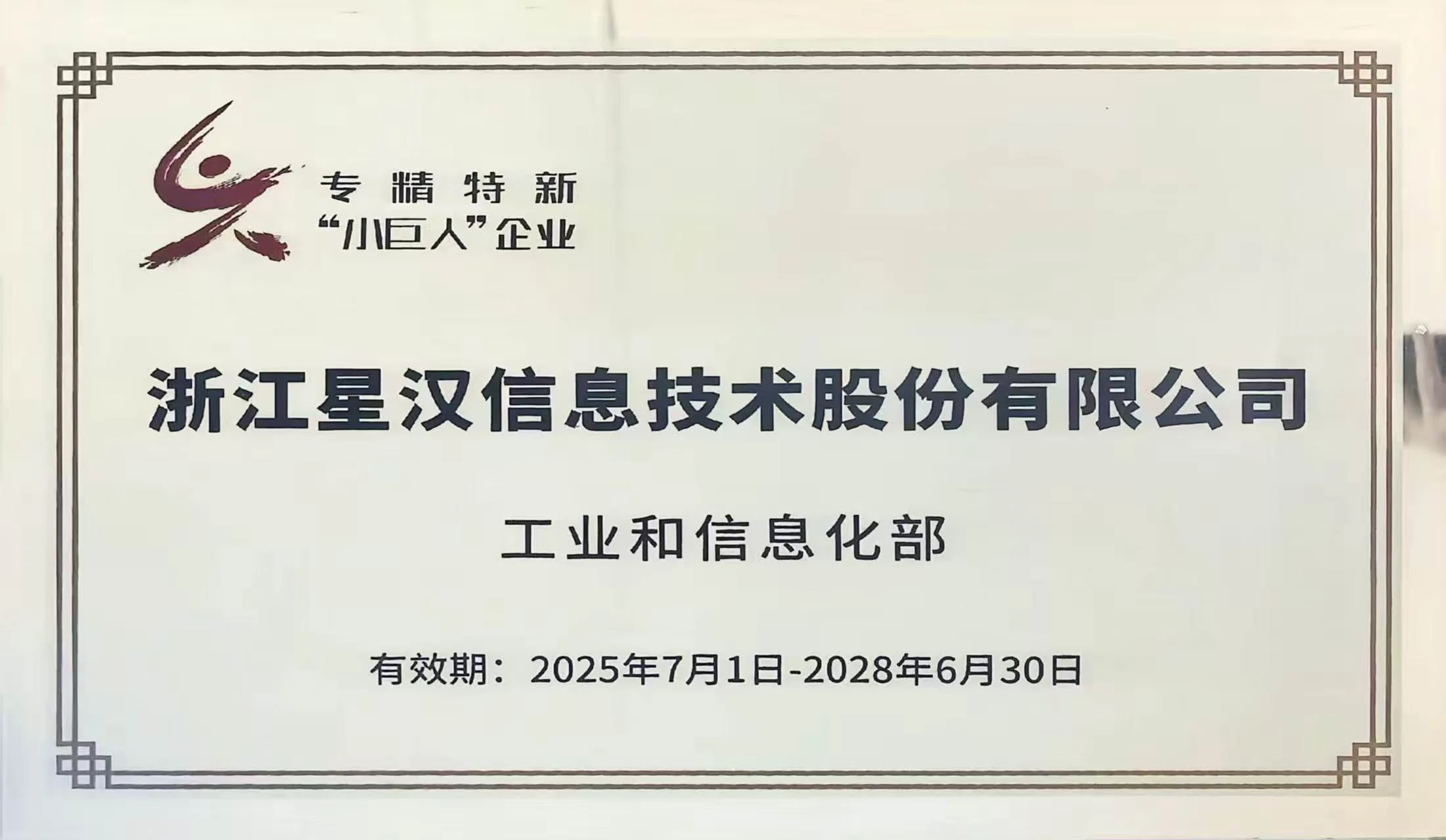 国家级重点专精特新“小巨人”企业